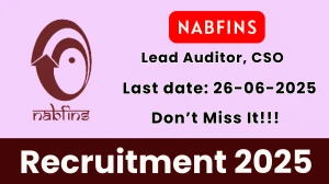NABFINS Recruitment 2025 - Apply Online for Lead Auditor, Customer Service Officer Posts