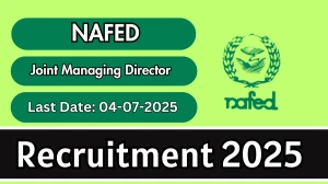 NAFED Joint Managing Director Recruitment 2025 - Apply Offline