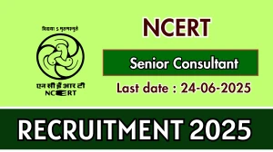 NCERT Senior Consultant Recruitment 2025 – Walk in NCERT Senior Consultant Recruitment 2025 – Walk in