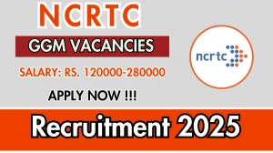 NCRTC Group General Manager Recruitment 2025 - Apply Online NCRTC Group General Manager Recruitment 2025 - Apply Online