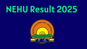 NEHU Result 2025 Released at nehu.ac.in Direct Link to Download 1st, 2nd and 3rd Semester Result