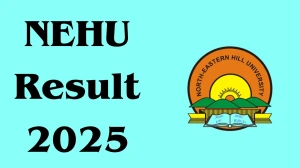 NEHU Result 2025 Released at nehu.ac.in Direct Link to Download 1st, 2nd and 3rd Semester Result