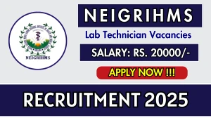 NEIGRIHMS Project Technical Support II Recruitment 2025 - Apply Online NEIGRIHMS Project Technical Support II Recruitment 2025 - Apply Online