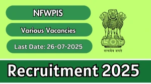NFWPIS Recruitment 2025 - Apply Offline for 13 Treasurer, Programmer and More Posts