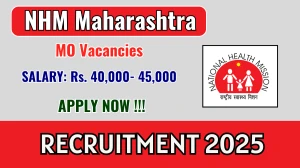NHM Maharashtra Medical Officer Recruitment 2025 - Apply Offline for 43 Posts NHM Maharashtra Medical Officer Recruitment 2025 - Apply Offline for 43 Posts