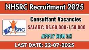 NHSRC Recruitment 2025 - Apply Offline for 04 Consultant, Senior Consultant Posts