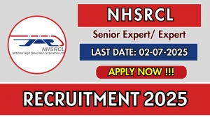 NHSRCL Recruitment 2025 - Apply Offline for 01 Senior Expert/ Expert Posts NHSRCL Recruitment 2025 - Apply Offline for 01 Senior Expert/ Expert Posts
