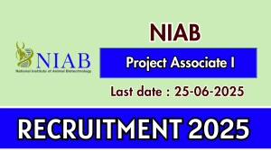 NIAB Project Associate I Recruitment 2025 - Apply Offline