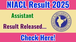 NIACL Assistant Result 2025 Out at newindia.co.in, Direct Link to Download Result PDF Here NIACL Assistant Result 2025 Out at newindia.co.in, Direct Link to Download Result PDF Here