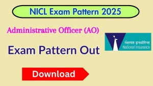 NICL AO Exam Pattern 2025