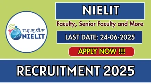 NIELIT Recruitment 2025 - Apply Offline for 05 Faculty, Senior Faculty and More Posts NIELIT Recruitment 2025 - Apply Offline for 05 Faculty, Senior Faculty and More Posts