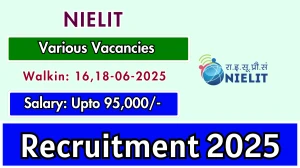 NIELIT Recruitment 2025 – Walk in for 45 Assistant, Team Lead and Other Posts