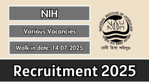 NIH Recruitment 2025 – Walk in for 04 JRF, Project Scientist I and More Posts NIH Recruitment 2025 – Walk in for 04 JRF, Project Scientist I and More Posts