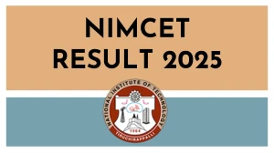 NIMCET Result 2025 Out at nimcet.admissions.nic.in Direct Link to Download Result