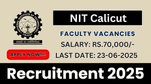 NIT Calicut Faculty Recruitment 2025 - Apply Offline for 19 Posts