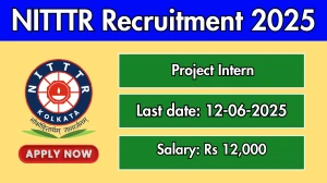 NITTTR Project Intern Recruitment 2025 - Apply Online
