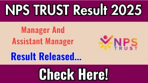 NPS TRUST Manager And Assistant Manager Result 2025 Out at npstrust.org.in, Direct Link to Download Result PDF Here NPS TRUST Manager And Assistant Manager Result 2025 Out at npstrust.org.in, Direct Link to Download Result PDF Here