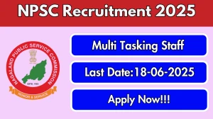 NPSC Multi Tasking Staff Recruitment 2025 - Apply Offline