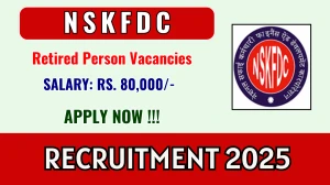 NSKFDC Retired Person Recruitment 2025 - Apply Offline for 01 Posts NSKFDC Retired Person Recruitment 2025 - Apply Offline for 01 Posts