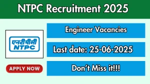 NTPC Engineer Recruitment 2025 - Apply Online for 10 Posts