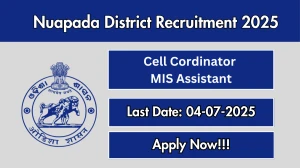 Nuapada District Cell Cordinator and MIS Assistant Recruitment 2025 - Apply Offline Nuapada District Cell Cordinator and MIS Assistant Recruitment 2025 - Apply Offline