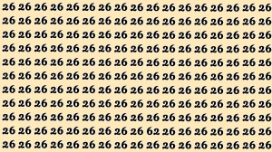 Observation Find it Out: Within 7 Seconds Spot The Number 62 among 26