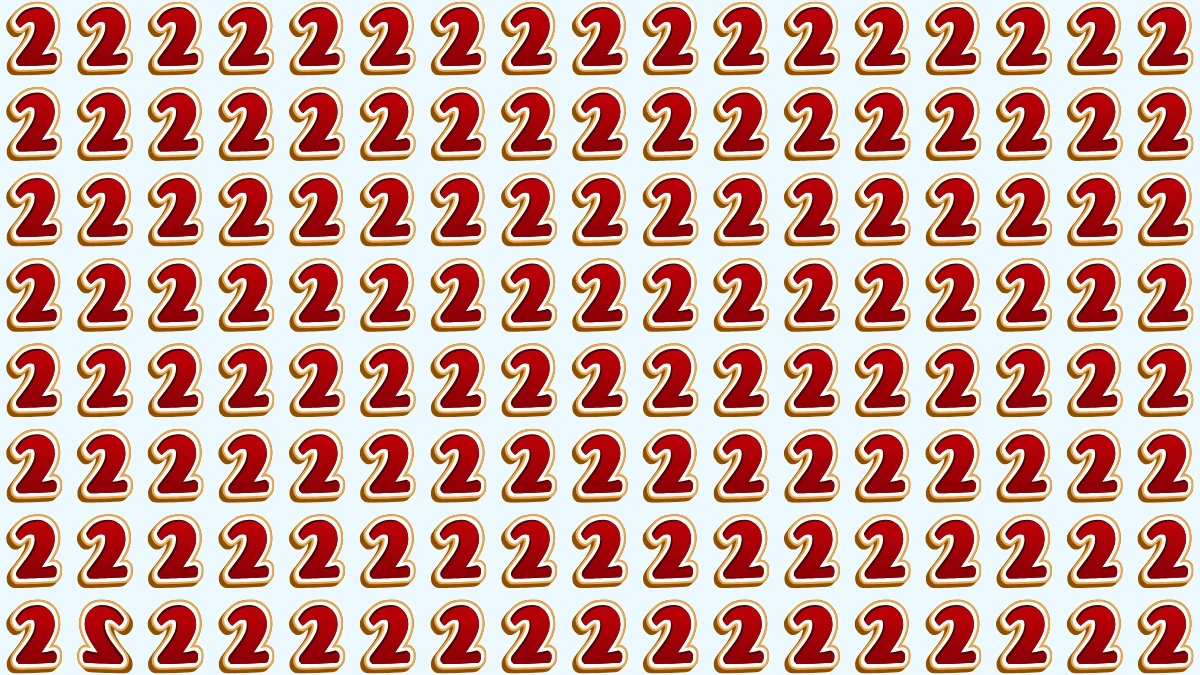 Observation Skills Test: Within 5 Seconds Spot The Inverted 2 among 2