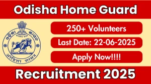 Odisha Home Guard Volunteers Recruitment 2025 - Apply Offline for 280 Posts