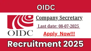 OIDC Company Secretary Recruitment 2025 - Apply Offline
