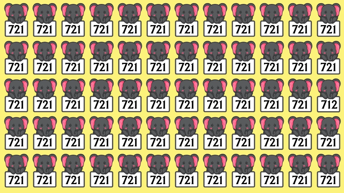 Optical Illusion 7 Seconds Challenge: Only People with Eagle Eyes Can spot the Number 712
