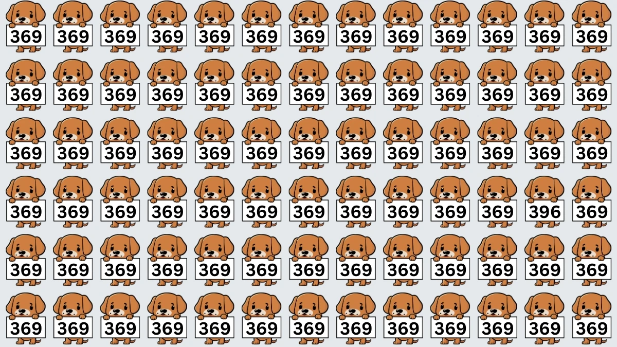 Optical Illusion 8 Seconds Challenge: Only People with Eagle Eyes Can spot the Number 396