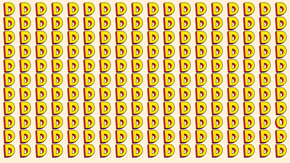 Optical Illusion Eye Test: Within 6 Seconds Spot The Letter O among D
