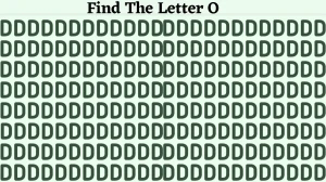 Optical Illusion IQ Test: Are You A Genius? Within 5 Seconds Spot The Letter O among D