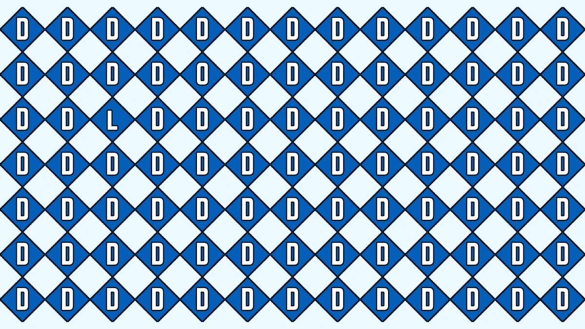 Optical Illusion IQ Test: Are You A Genius? Within 5 Seconds Spot The Number 0 among Letter D
