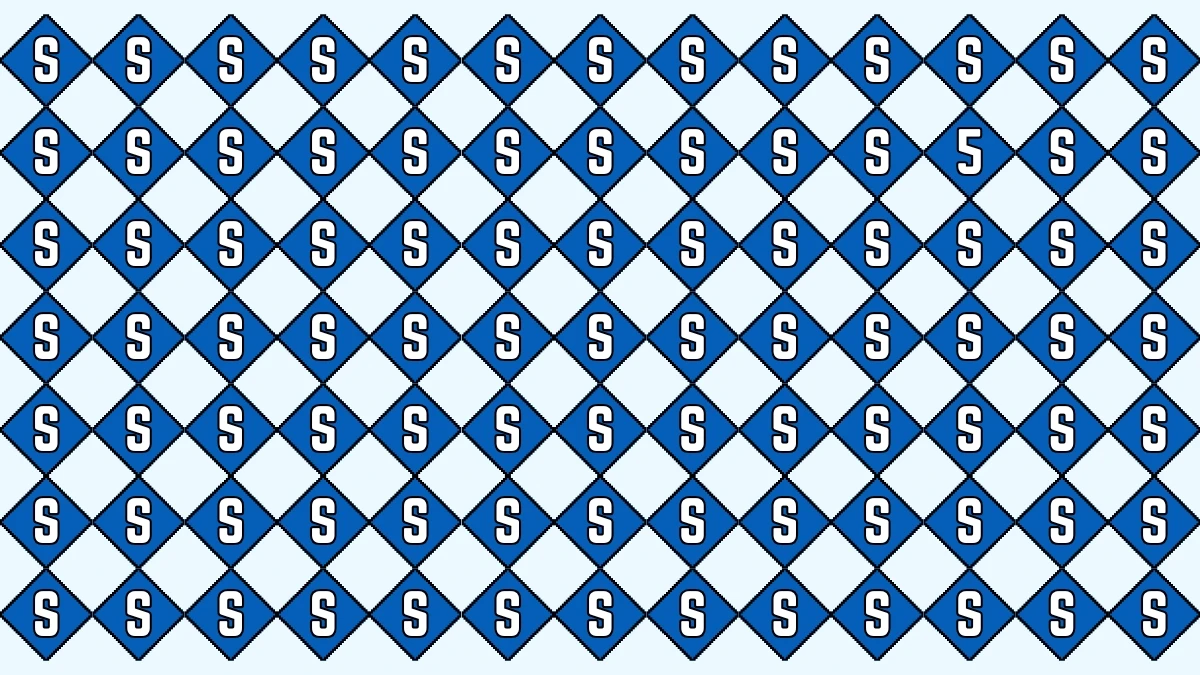 Optical Illusion IQ Test: Are You A Genius? Within 5 Seconds Spot The Number 5 among Letter S