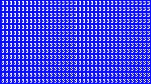 Optical Illusion IQ Test: Are You A Genius? Within 8 Seconds Spot The Number 5 among 3