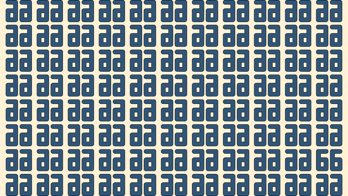 Optical Illusion: Within 5 Seconds Spot The Number 66 among Inverted 66