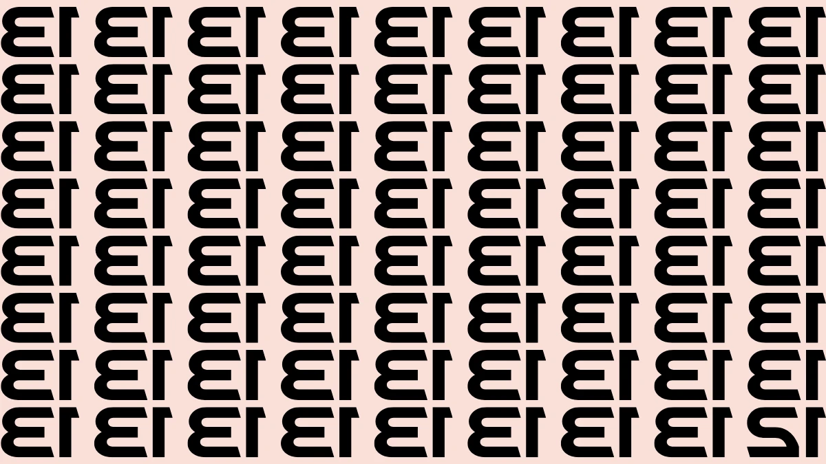 Optical Illusion: Within 7 Seconds Spot The Inverted 12 among Inverted 13