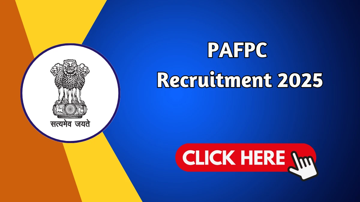 PAFPC Recruitment 2025 - Apply Offline for 02 CEO, Accountant Posts
