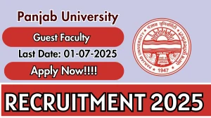 Panjab University Guest Faculty Recruitment 2025 – Walk in