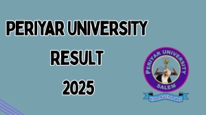 Periyar University Result 2025 Released at periyaruniversity.ac.in Direct Link to Download UG and PG Course Result