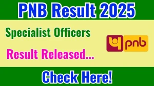 PNB SO Result 2025 Out at pnbindia.in, Direct Link to Download Result PDF Here PNB SO Result 2025 Out at pnbindia.in, Direct Link to Download Result PDF Here
