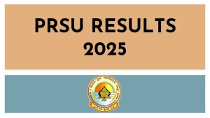 PRSU Result 2025 Released at prsu.ac.in Direct Link to Download PG Course Result