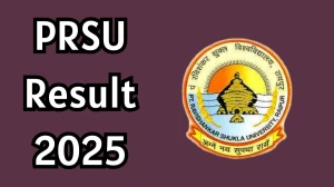 PRSU Result 2025 Released at prsu.ac.in Direct Link to Download UG and PG Course Result