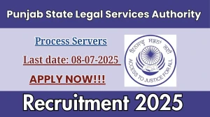 Punjab State Legal Services Authority Process Servers Recruitment 2025 - Apply Online for 22 Posts