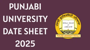 Punjabi University Date Sheet 2025 Announced For 2nd Semester @ pupexamination.ac.in Details Here