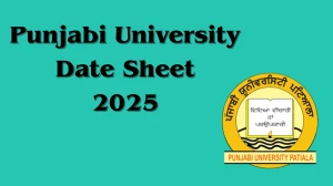 Punjabi University Date Sheet 2025 Announced For 3rd Semester @ ds19.pupexamination.ac.in Details Here