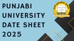Punjabi University Date Sheet 2025 Announced For BA Hons @ ds19.pupexamination.ac.in Details Here