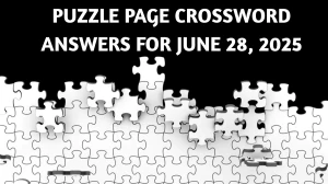 Puzzle Page Crossword Answers for June 28 2025