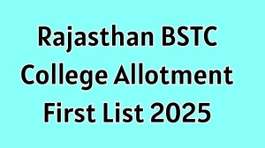 Rajasthan BSTC College Allotment First List 2025 Out at predeledraj2025.in Direct Link to Download